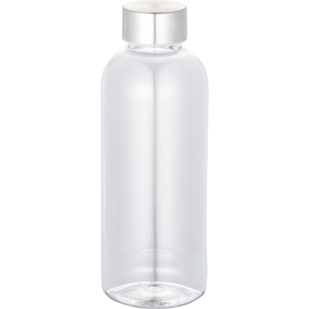 Front View of Clear Elixir 20oz Tritan Sports Bottle plain