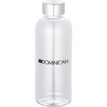 Front View of Clear Elixir 20oz Tritan Sports Bottle