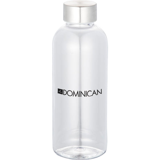 Front View of Clear Elixir 20oz Tritan Sports Bottle