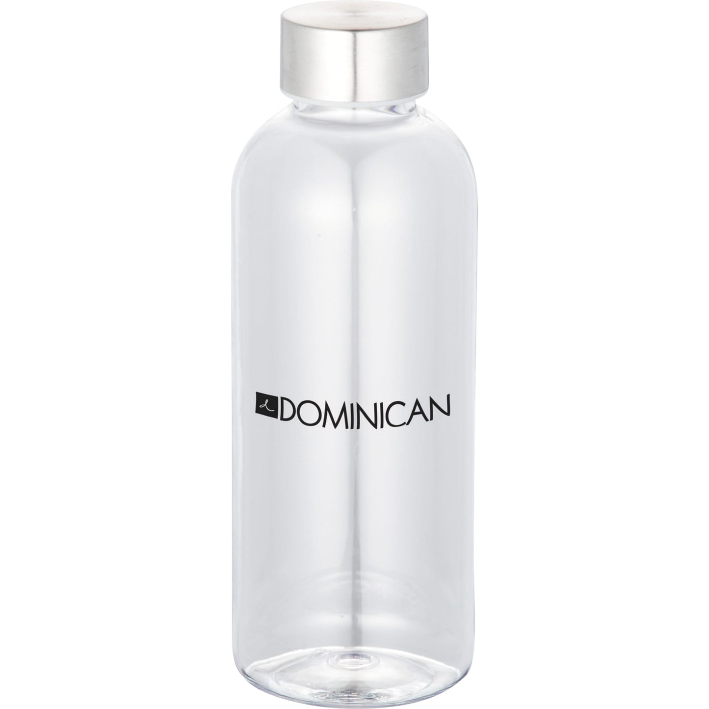 Front View of Clear Elixir 20oz Tritan Sports Bottle