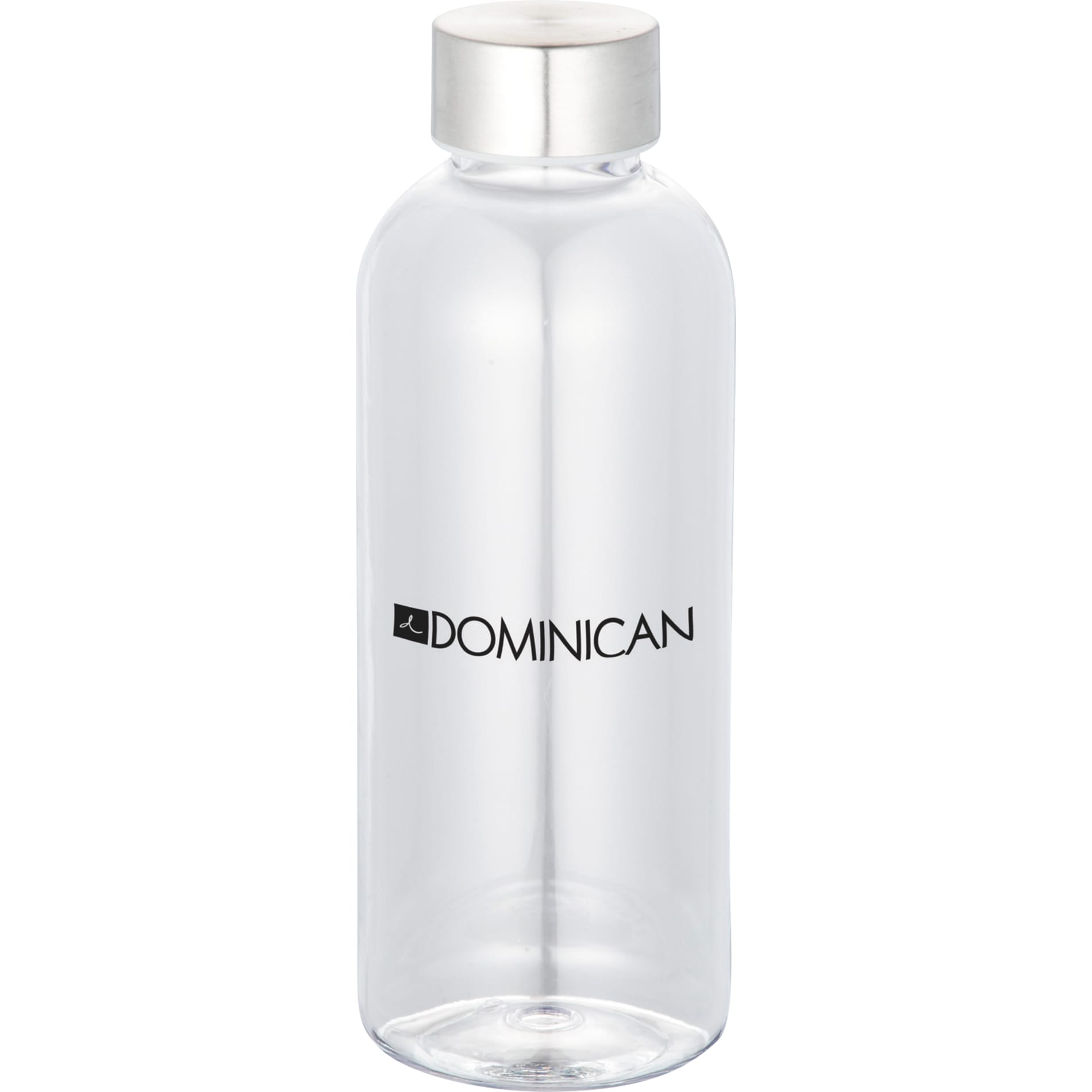 Front View of Clear Elixir 20oz Tritan Sports Bottle