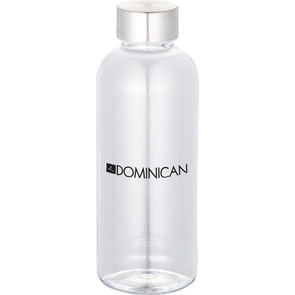 Front View of Clear Elixir 20oz Tritan Sports Bottle
