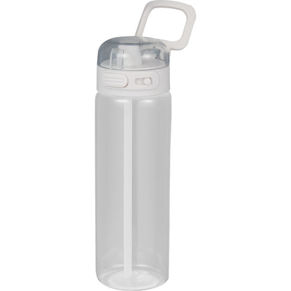 Front View of Clear Era Recycled Plastic Bottle 27oz plain