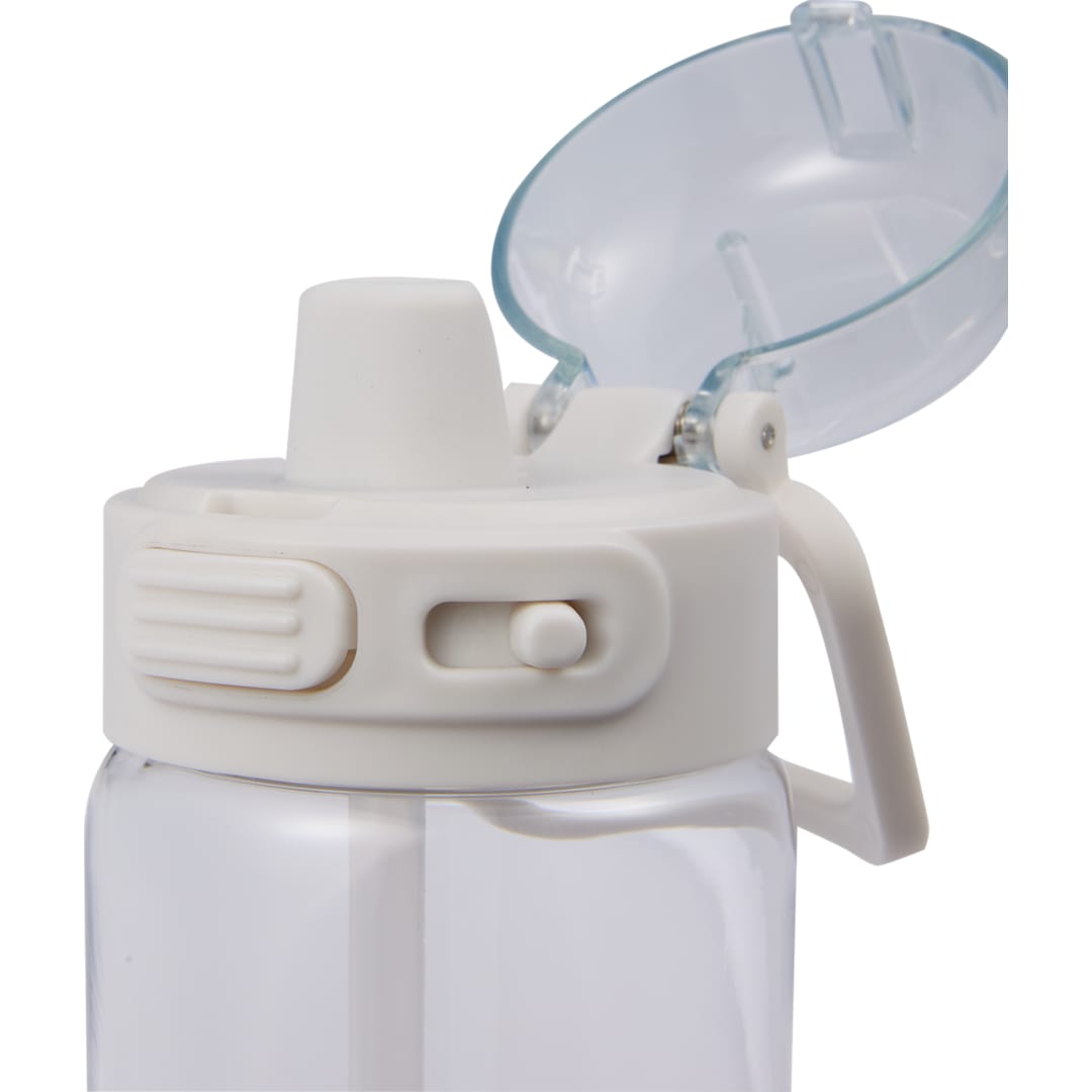 Front View of Clear Era Recycled Plastic Bottle 27oz