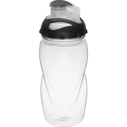 Front View of Clear Gobi 17oz Sports Bottle plain