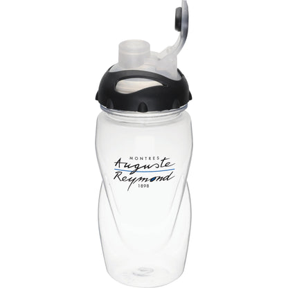 Front View of Clear Gobi 17oz Sports Bottle