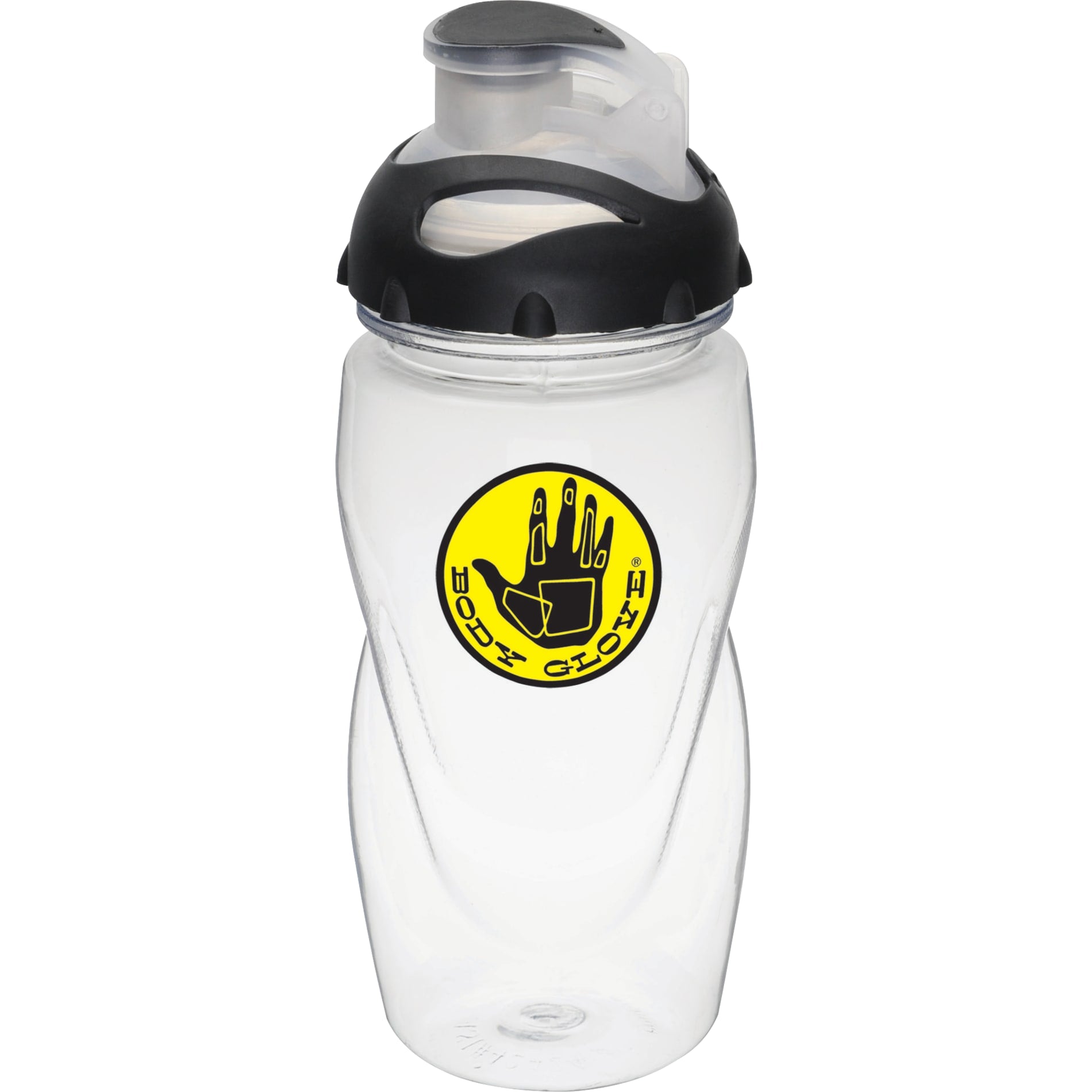 Front View of Clear Gobi 17oz Sports Bottle