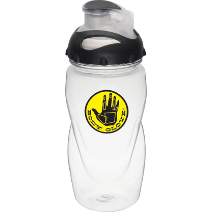 Front View of Clear Gobi 17oz Sports Bottle