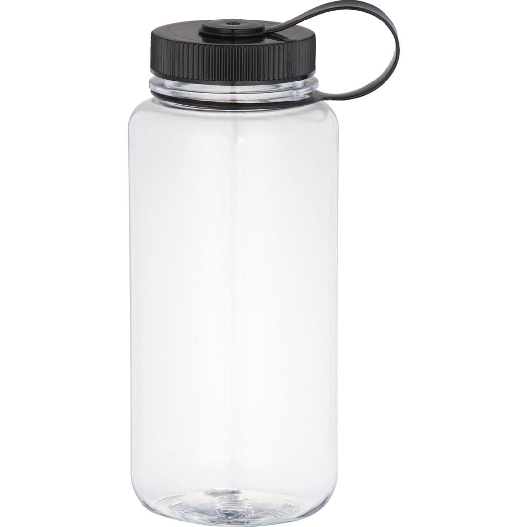 Front View of Clear Hardy 30oz Tritan Sports Bottle plain