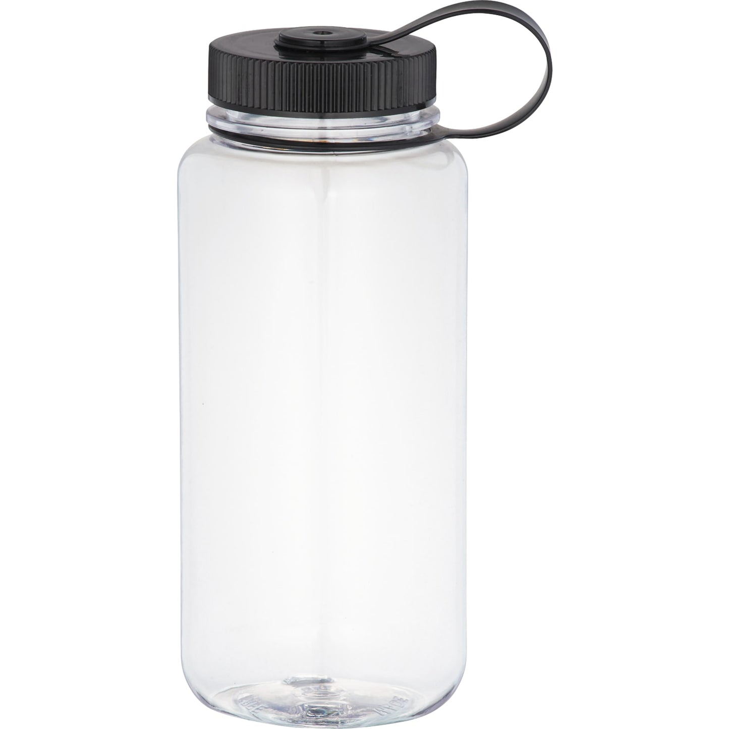 Front View of Clear Hardy 30oz Tritan Sports Bottle plain