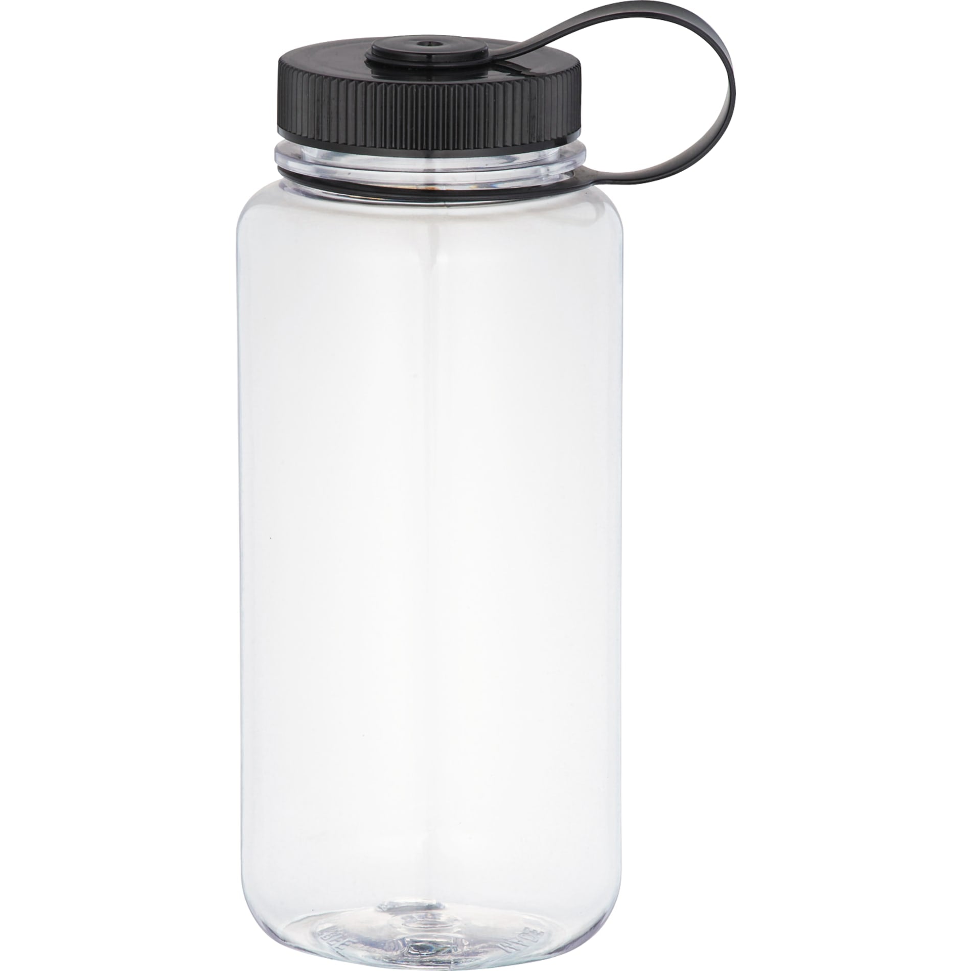 Front View of Clear Hardy 30oz Tritan Sports Bottle plain