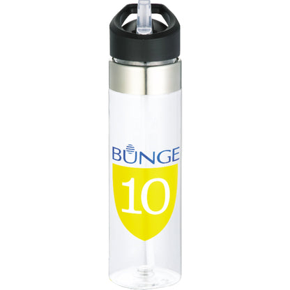 Front View of Clear Kensington BPA Free Tritan™ Sport Bottle 20oz