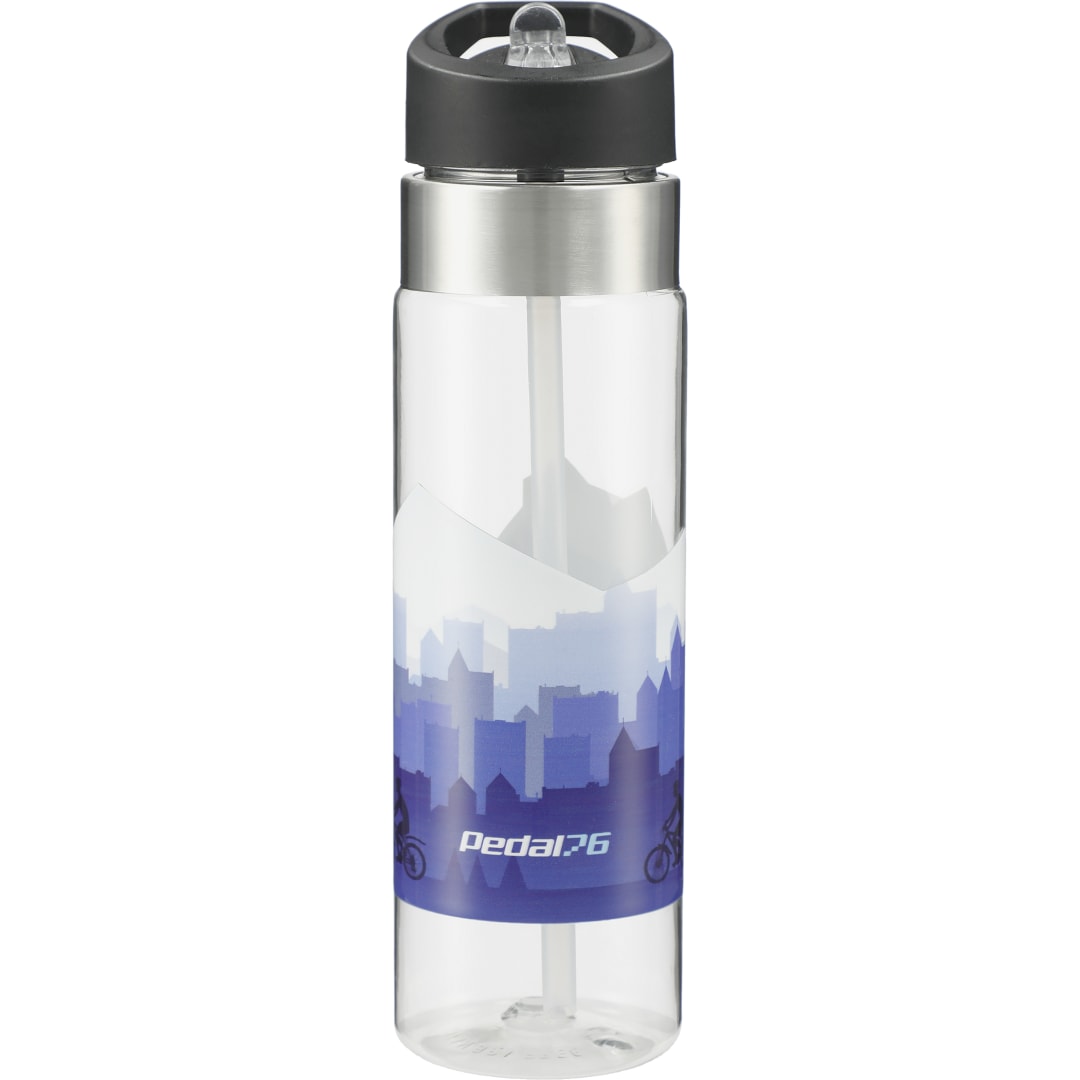Front View of Clear Kensington BPA Free Tritan™ Sport Bottle 20oz