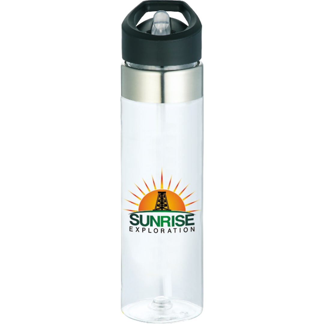 Front View of Clear Kensington BPA Free Tritan™ Sport Bottle 20oz