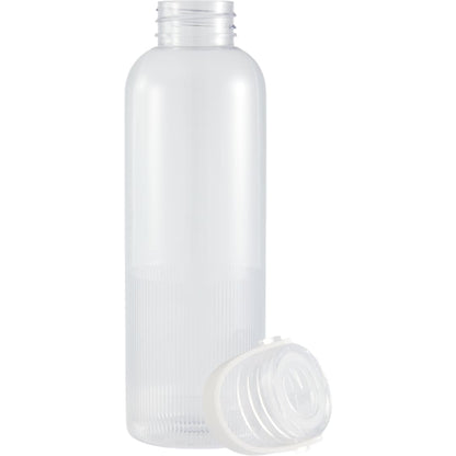 Front View of Clear Prism 24oz  Recycled Plastic Bottle plain
