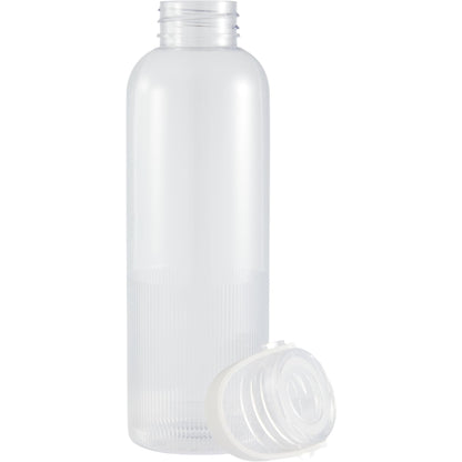 Front View of Clear Prism 24oz  Recycled Plastic Bottle plain