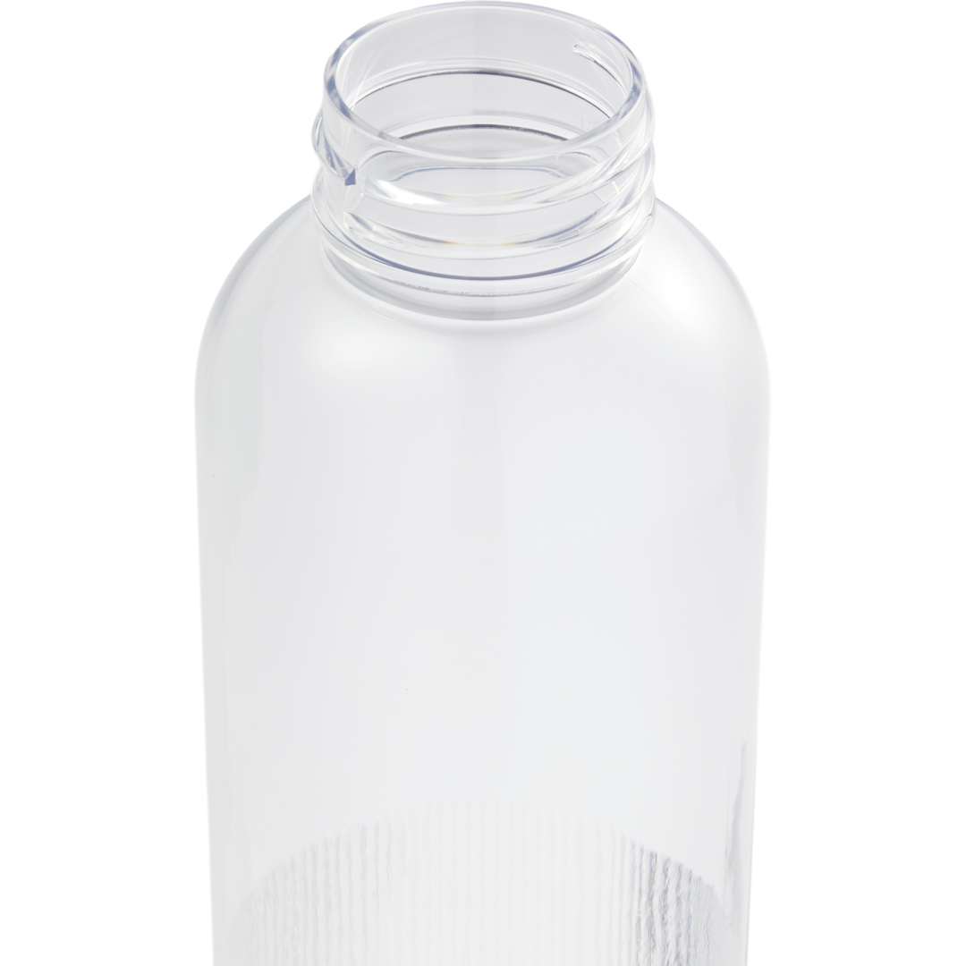 Front View of Clear Prism 24oz  Recycled Plastic Bottle