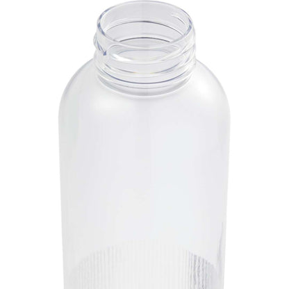 Front View of Clear Prism 24oz  Recycled Plastic Bottle