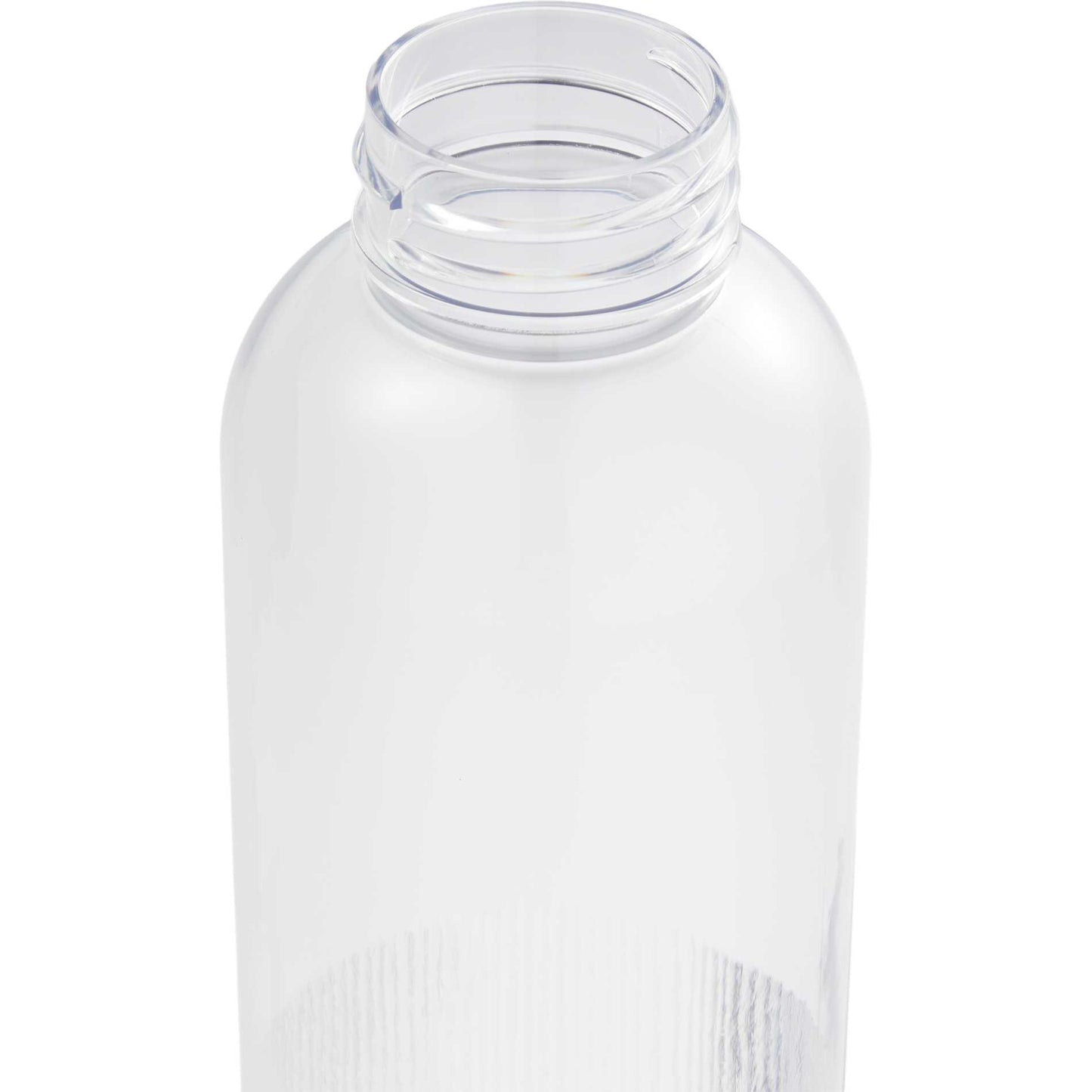 Front View of Clear Prism 24oz  Recycled Plastic Bottle