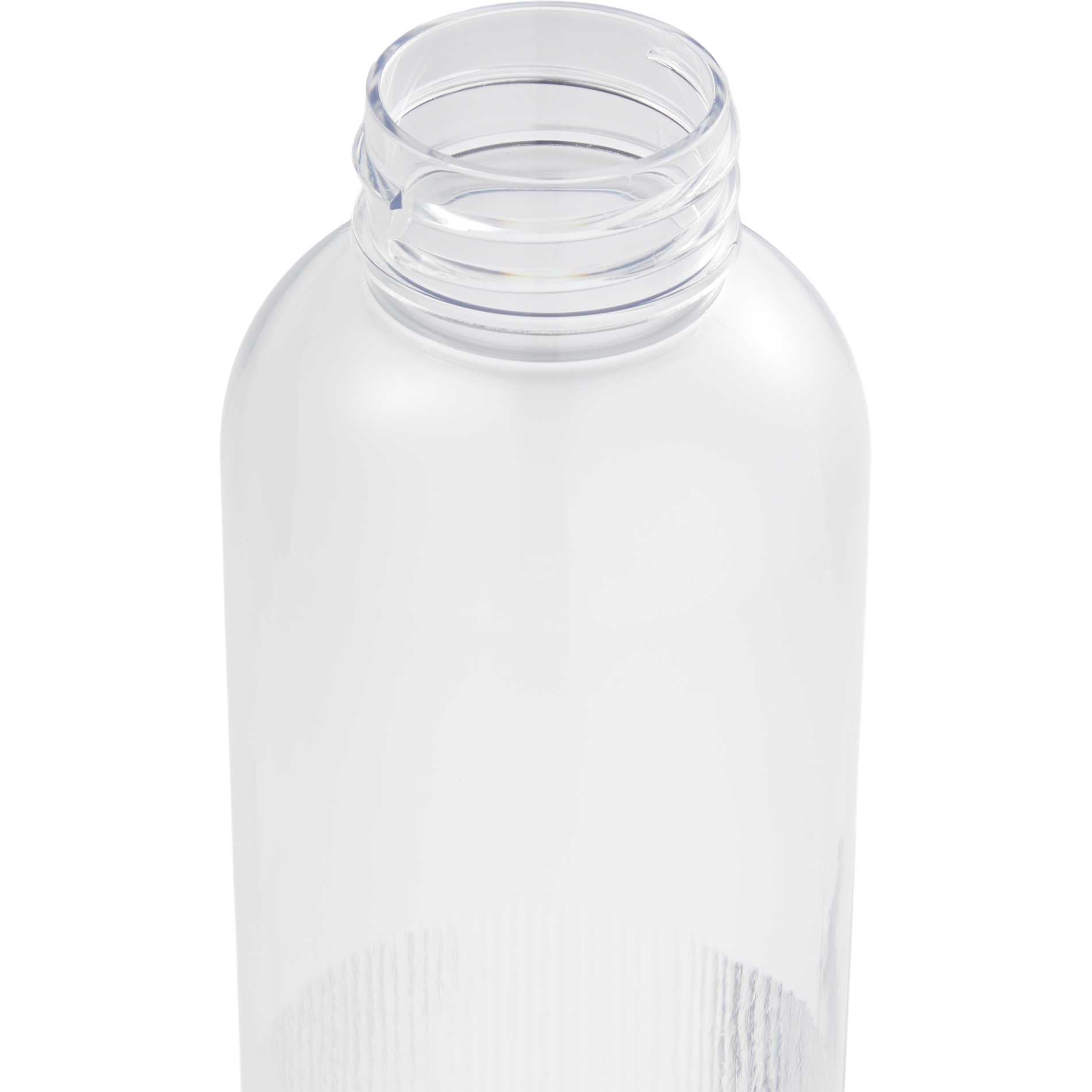 Front View of Clear Prism 24oz  Recycled Plastic Bottle