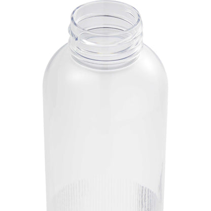 Front View of Clear Prism 24oz  Recycled Plastic Bottle