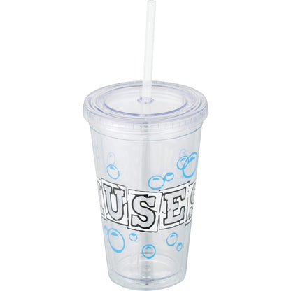 Front View of Clear Sedici Tumbler 16oz