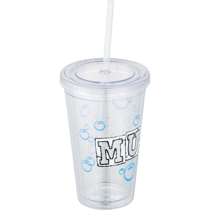 Front View of Clear Sedici Tumbler 16oz