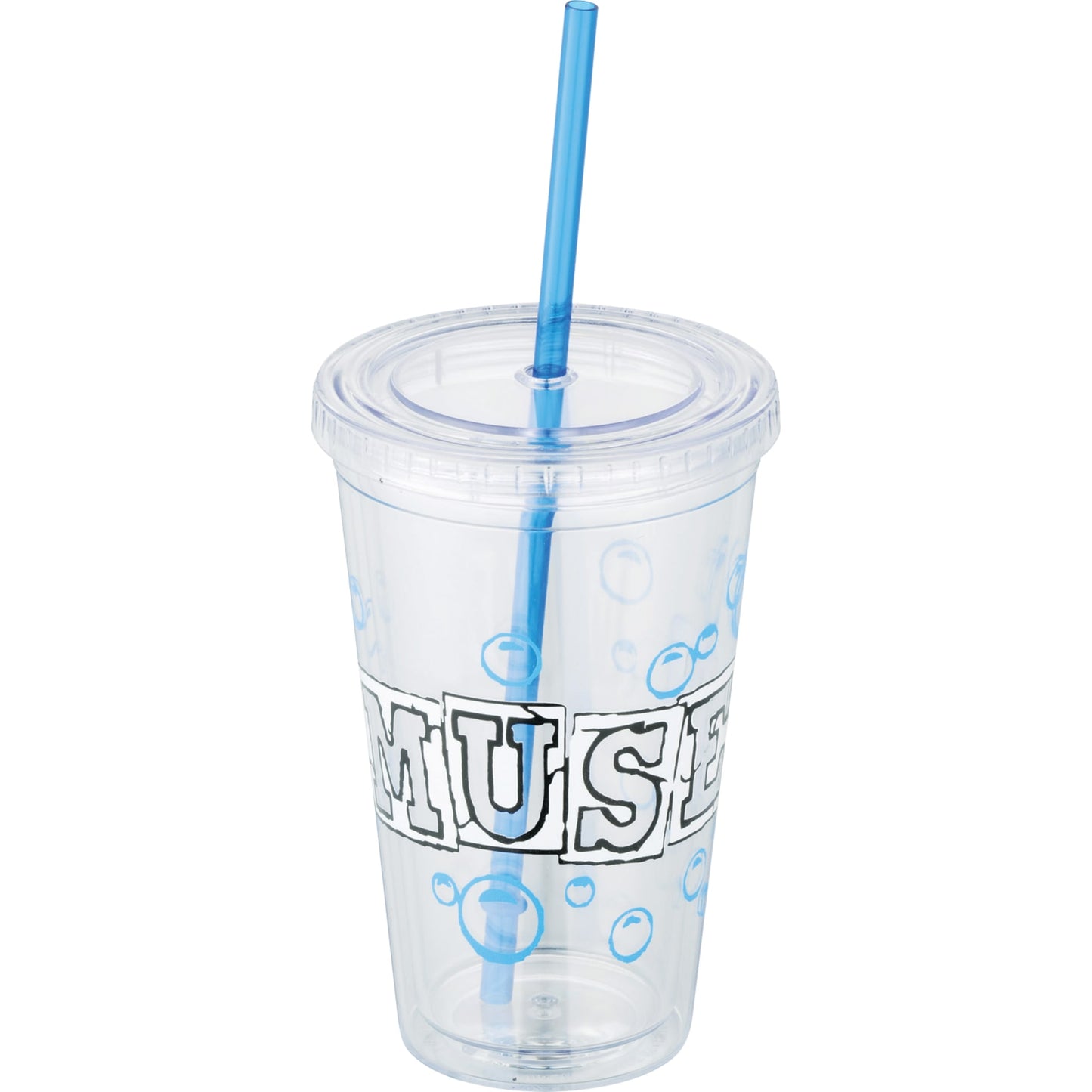 Front View of Clear Sedici Tumbler 16oz