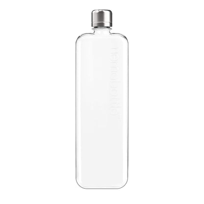 Front View of Clear SLIM Trtian memobottle plain