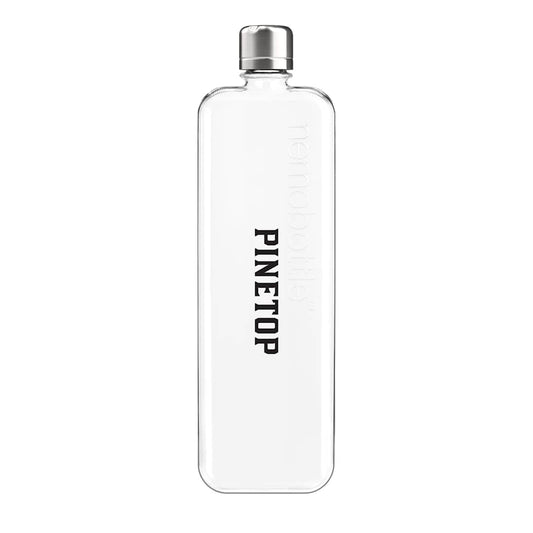 Front View of Clear SLIM Trtian memobottle