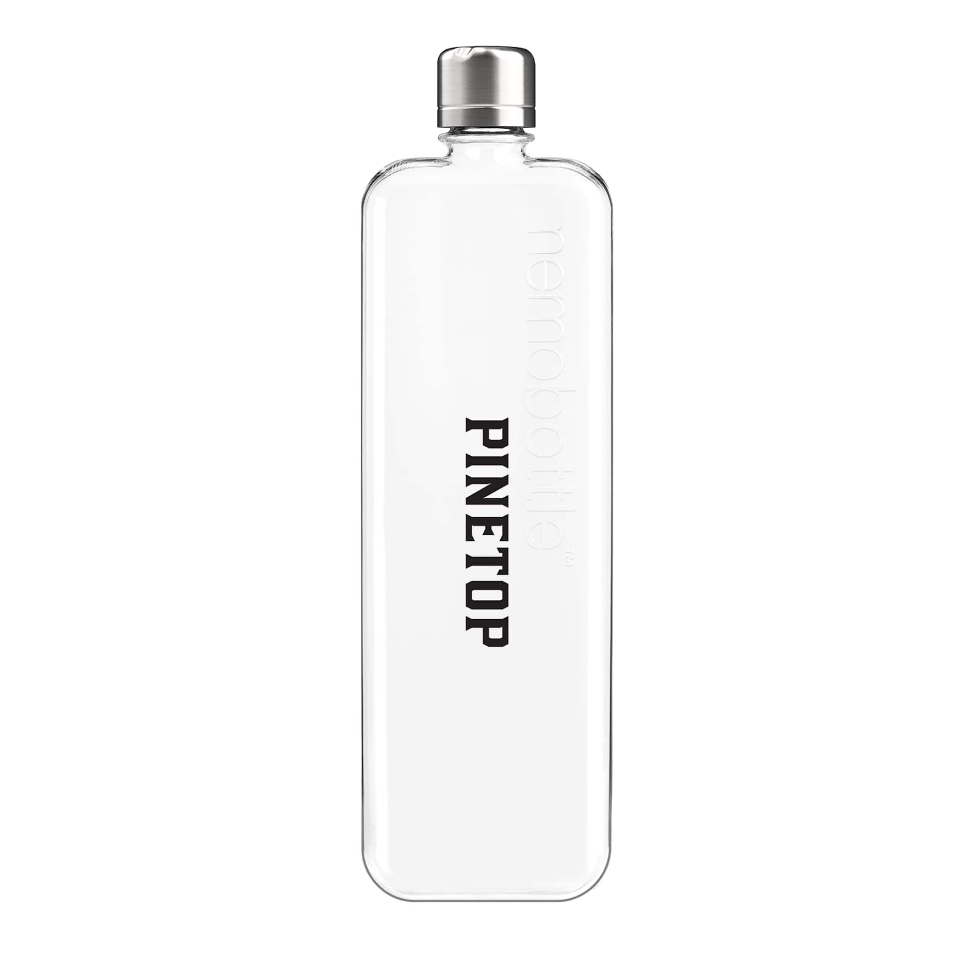 Front View of Clear SLIM Trtian memobottle