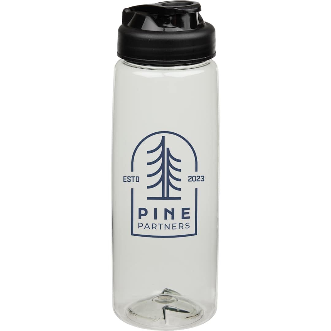 Front View of Clear Surf Bottle w/ Sip-n-Go Lid 26 oz