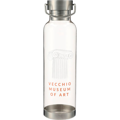 Front View of Clear Thor Tritan Sport Bottle 27oz