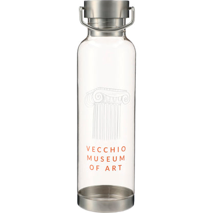 Front View of Clear Thor Tritan Sport Bottle 27oz