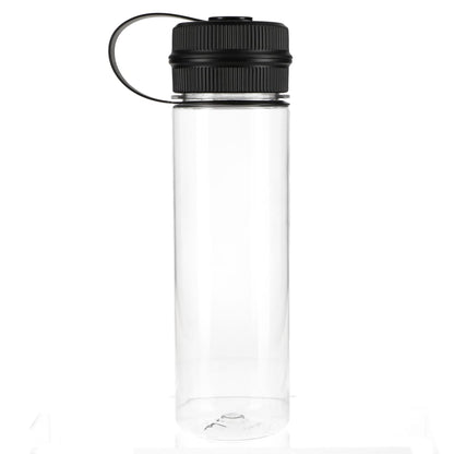 Front View of Clear Venture Recycled R-PET Sports Bottle 21oz plain