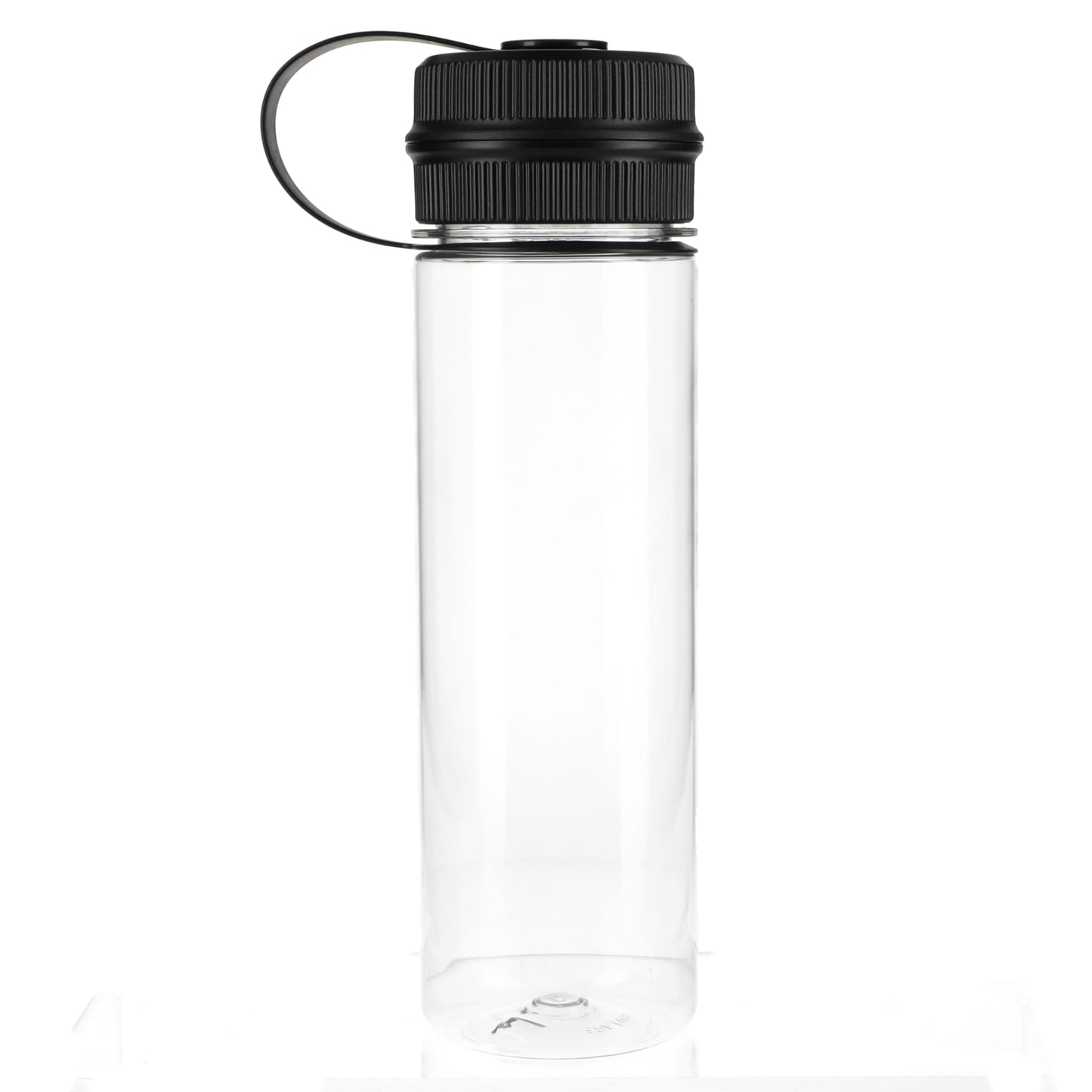 Front View of Clear Venture Recycled R-PET Sports Bottle 21oz plain