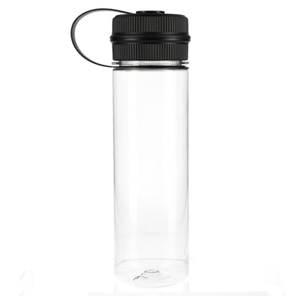 Front View of Clear Venture Recycled R-PET Sports Bottle 21oz plain