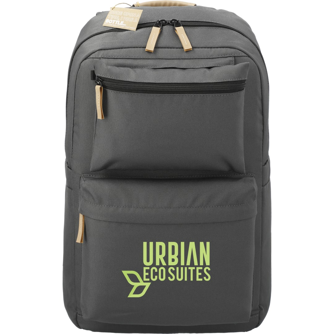 Front View of Gray Aft Recycled 15" Computer Modular Backpack