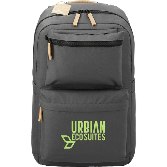 Front View of Gray Aft Recycled 15" Computer Modular Backpack