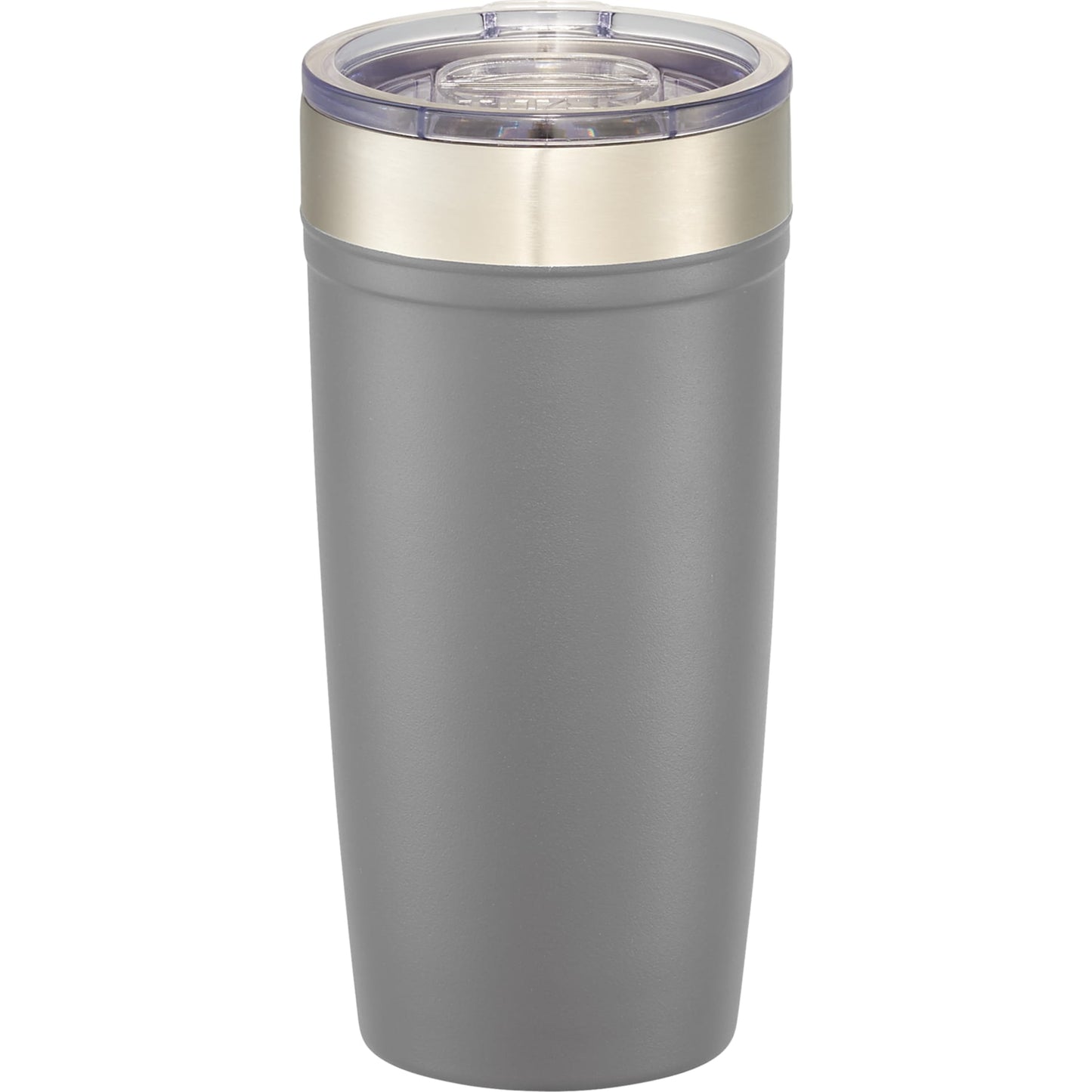 Front View of Gray Arctic Zone® Titan Thermal HP® Copper Tumbler 20oz plain
