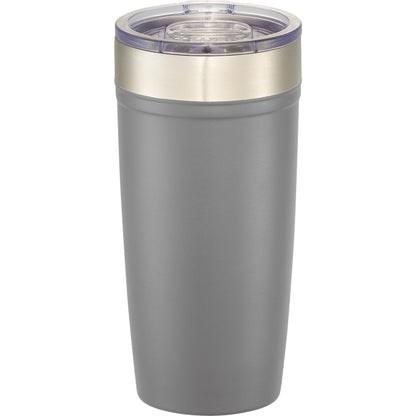 Front View of Gray Arctic Zone® Titan Thermal HP® Copper Tumbler 20oz plain