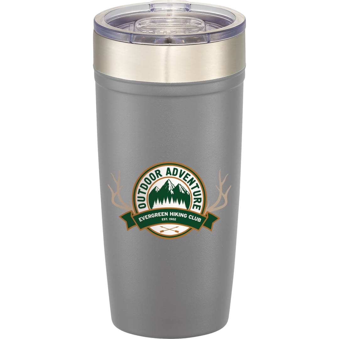 Front View of Gray Arctic Zone® Titan Thermal HP® Copper Tumbler 20oz