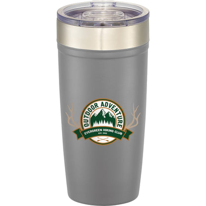 Front View of Gray Arctic Zone® Titan Thermal HP® Copper Tumbler 20oz