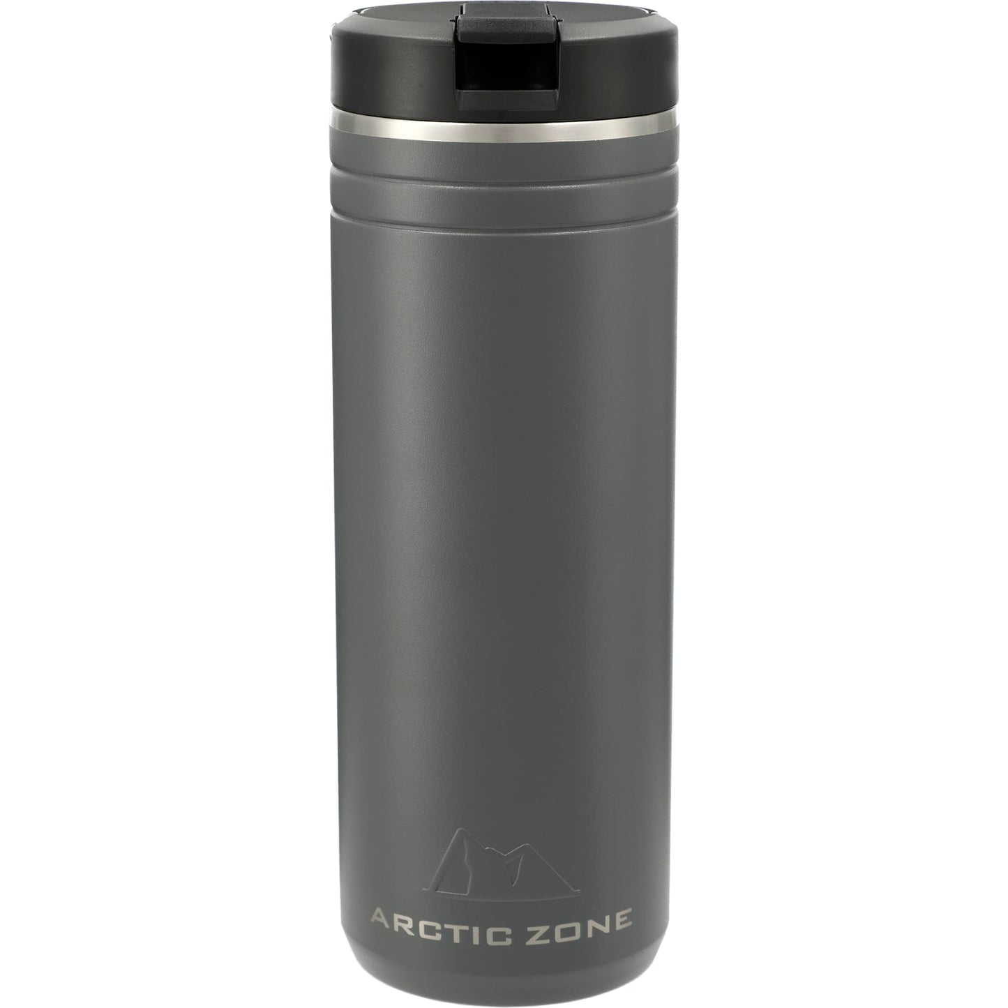 Front View of Gray Arctic Zone® Titan Thermal HP® Tumbler 24oz plain