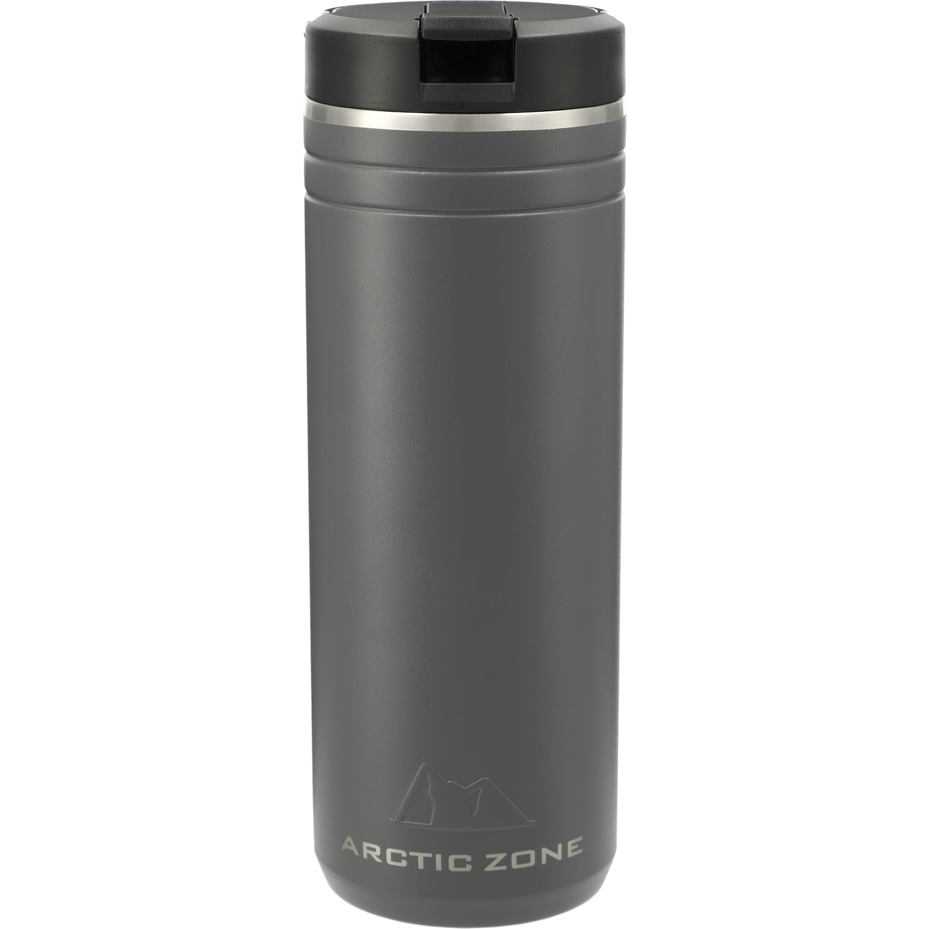 Front View of Gray Arctic Zone® Titan Thermal HP® Tumbler 24oz plain