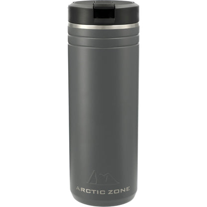 Front View of Gray Arctic Zone® Titan Thermal HP® Tumbler 24oz plain