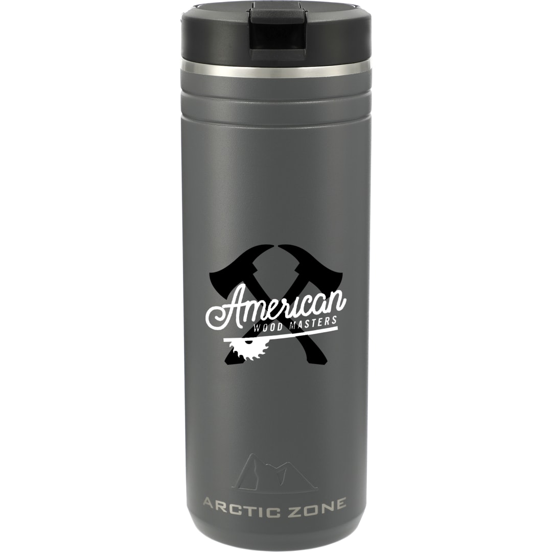Front View of Gray Arctic Zone® Titan Thermal HP® Tumbler 24oz