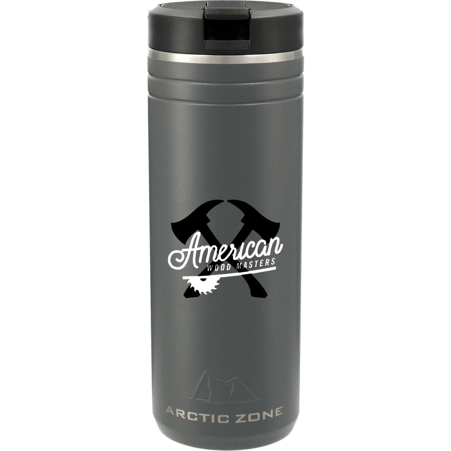 Front View of Gray Arctic Zone® Titan Thermal HP® Tumbler 24oz