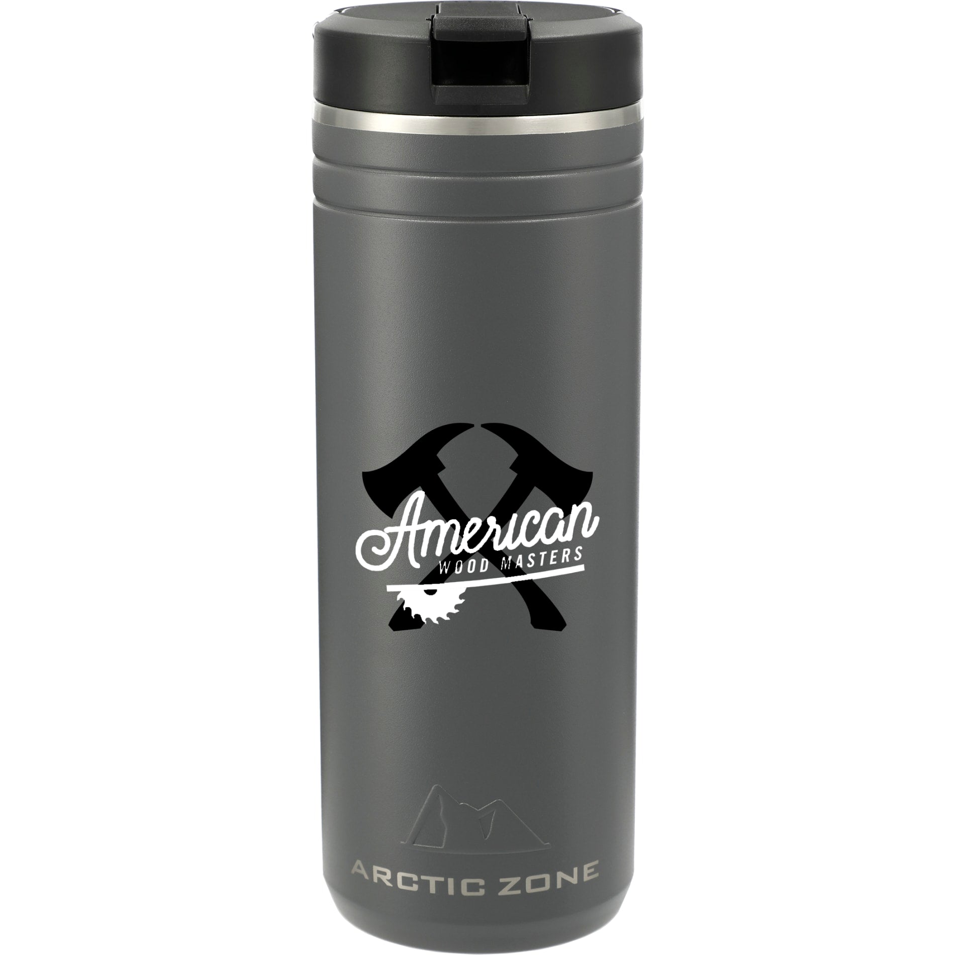 Front View of Gray Arctic Zone® Titan Thermal HP® Tumbler 24oz