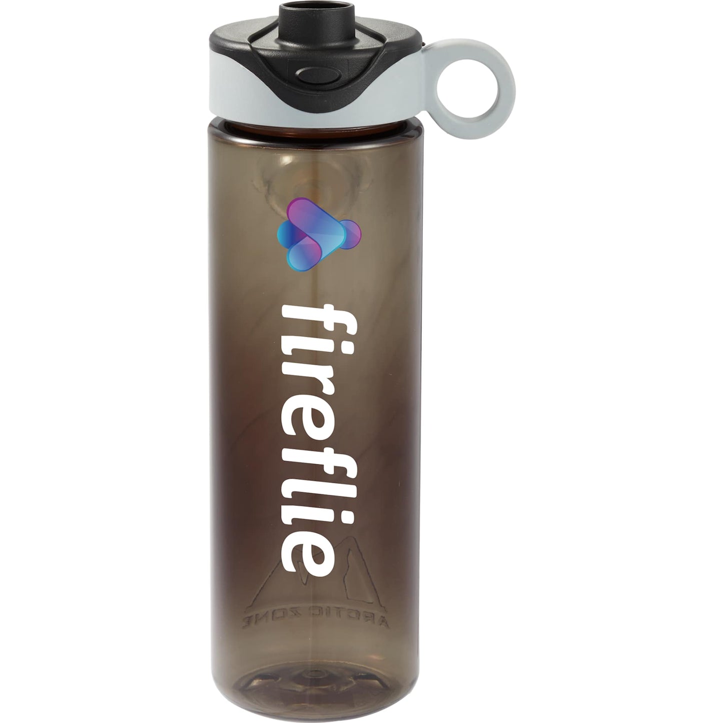 Front View of Gray Arctic Zone Tritan Renew Bottle 28 oz